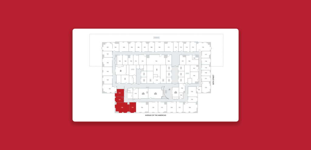 NYC Office Suites Business Services Real Estate Projects 4 Elbows   NYC Office Suites Mock Ups Floor Plan 1024x496 